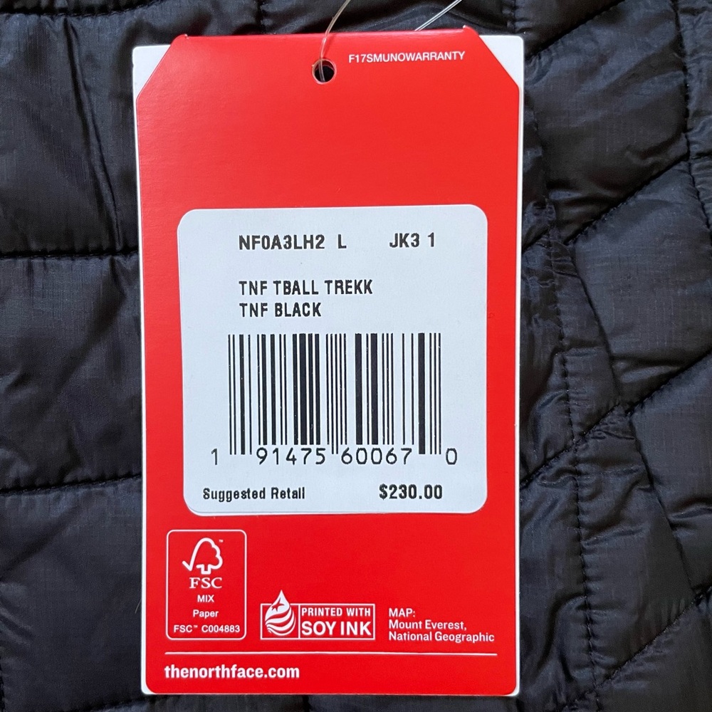 The North Face Men’s Black ThermoBall Trekker Jacket - Picture 10 of 12